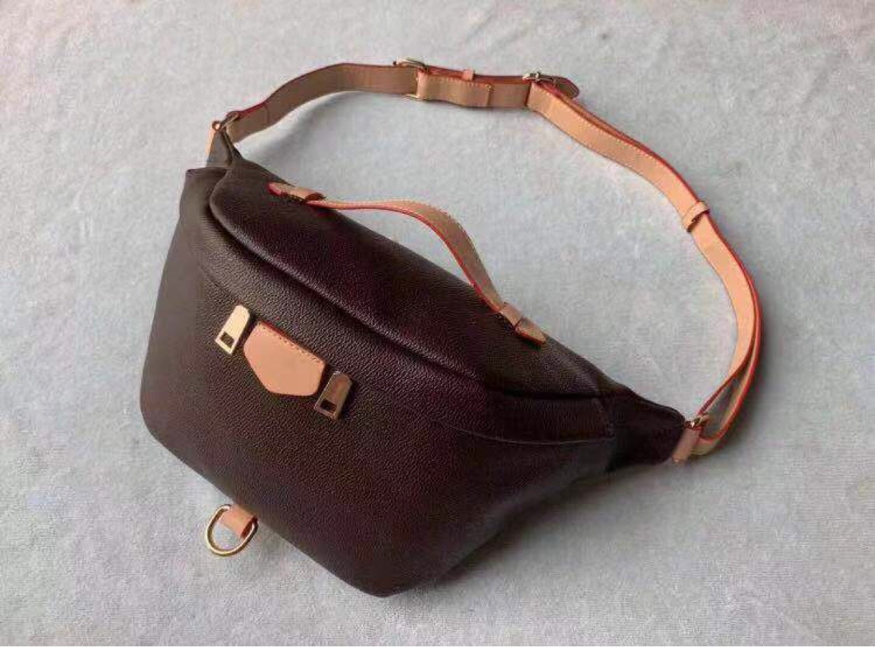 Newestlye Famous Bumbag Cross Body fashion Shoulder Bag brown Waist Bags Bum Unisex Waist Bags