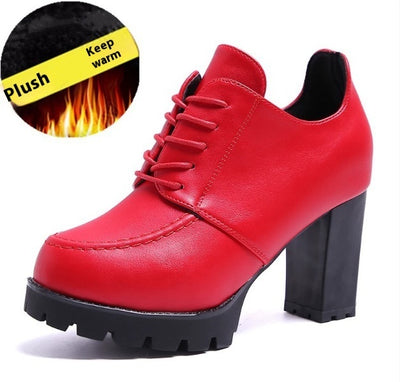 Women's Platform With Thick Heels And High Heels