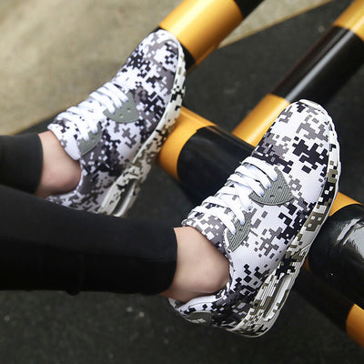 Men and women shoes running shoes sneakers low to help cushion shock absorption candy color fashion retro casual running shoes