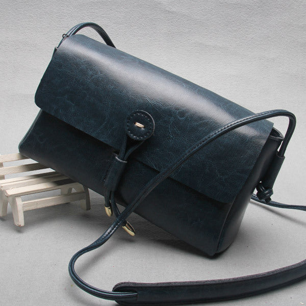 Leather bag bag buttons Korea 2020 new fashion shoulder bag ladies bags wholesale cross retro trend
